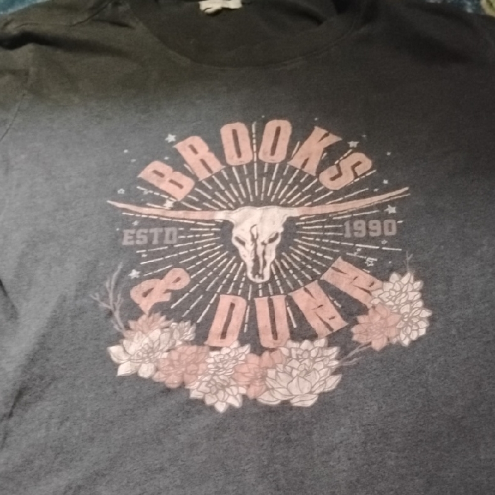 Men's Black Vintage Small Brooks & Dunn Country Music Band Shirt